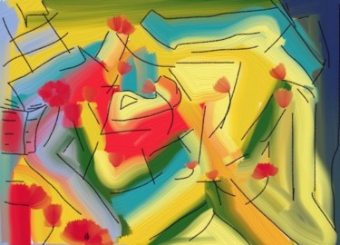 Peinture intitulée "tulipe2.jpg" par Librecouleur, Œuvre d'art originale