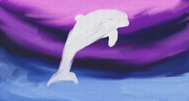 Arts numériques intitulée "dauphin" par Librecouleur, Œuvre d'art originale