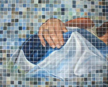 Картина под названием "ALMA DE MULHER" - Nuno Duque, Подлинное произведение искусства, Масло