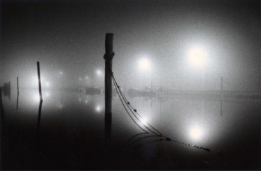 Fotografia intitulada "foggy river" por Walkingsea, Obras de arte originais