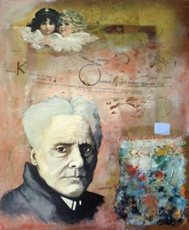 Schilderij getiteld "Kaiser" door Nuno Rosendo, Origineel Kunstwerk, Acryl