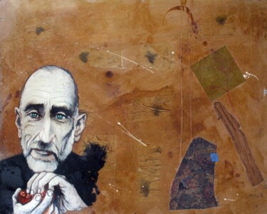Peinture intitulée "Cesar" par Nuno Rosendo, Œuvre d'art originale, Acrylique