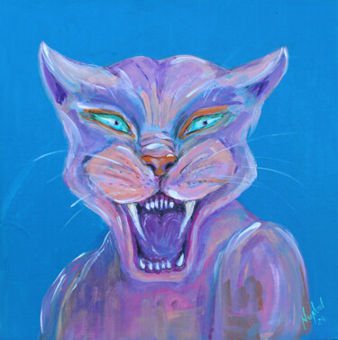 Pintura titulada "Pink Panther" por Nunuel, Obra de arte original, Acrílico