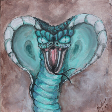 Peinture intitulée "Cobra" par Nunuel, Œuvre d'art originale, Acrylique