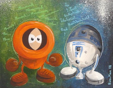 Peinture intitulée "Kenny" par Nuocman, Œuvre d'art originale, Acrylique