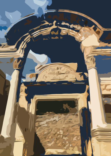Arte digitale intitolato "Hadrian" da Nurşah Saka, Opera d'arte originale, Pittura digitale