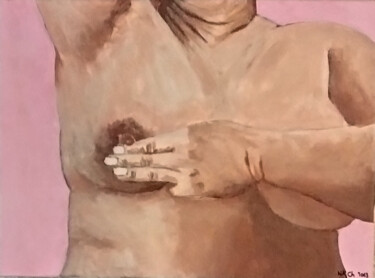 Картина под названием "Prévention" - Nusch, Подлинное произведение искусства, Акрил Установлен на Деревянная рама для носилок