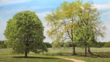 "Sunny Morning" başlıklı Tablo Nuwan Darshana tarafından, Orijinal sanat, Akrilik Ahşap Sedye çerçevesi üzerine monte edilmiş