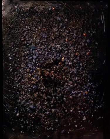 Pintura titulada "“ÉCLATS D’OBSCURITÉ…" por Nụyī, Obra de arte original, Acrílico Montado en Bastidor de camilla de madera