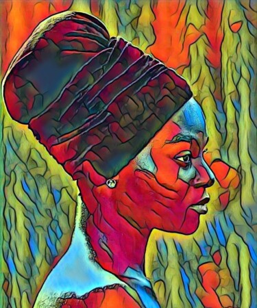 Digital Arts titled "Just look" by Nwachukwu Sopuluchi, Original Artwork, Digital Painting