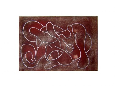 Gravures & estampes intitulée "foetus" par Nyko, Œuvre d'art originale