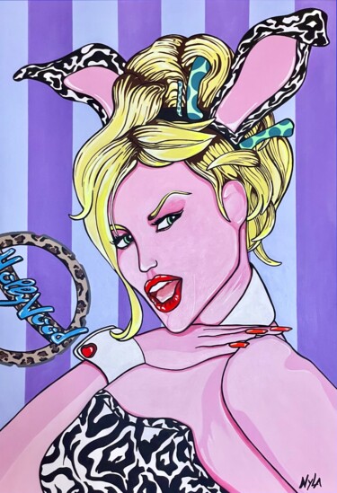 绘画 标题为“Anna Nicole Smith” 由Nyla, 原创艺术品, 丙烯