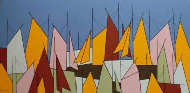 Pintura titulada "Solaria sails" por Nyls  Eliot, Obra de arte original