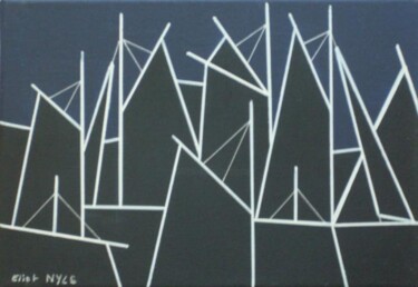 Painting titled "Voiles endormies" by Nyls  Eliot, Original Artwork
