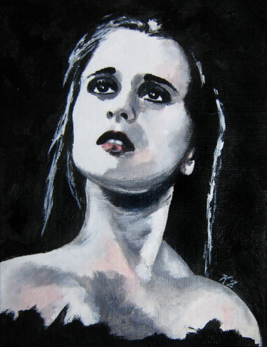 Картина под названием "Ophelia (PORTRAIT S…" - Nymira Gray, Подлинное произведение искусства, Акрил