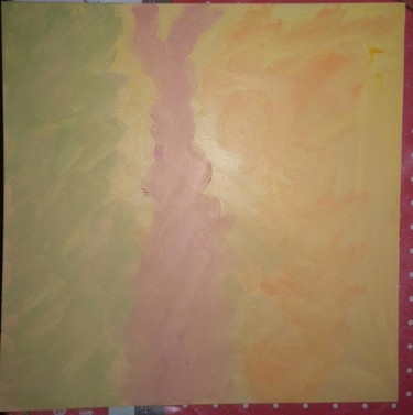 Painting titled "Jaune etc..." by Eloya, Original Artwork, Acrylic