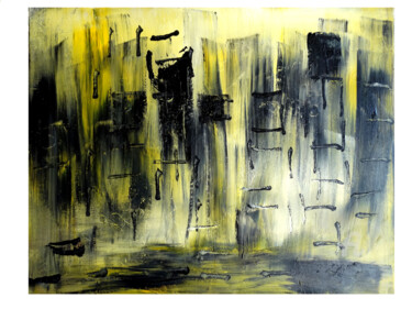 Schilderij getiteld "NEGATION" door Grafi, Origineel Kunstwerk, Acryl