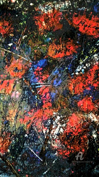 Peinture intitulée "RED SAND" par Grafi, Œuvre d'art originale, Autre