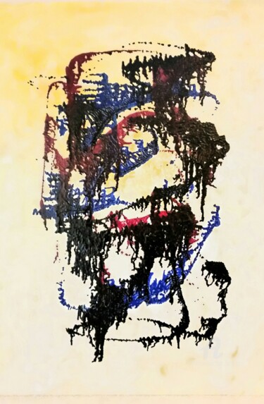 Peinture intitulée "BARBARIE" par Grafi, Œuvre d'art originale, Acrylique