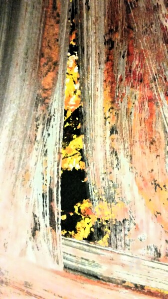 Painting titled "SWEET WINDOW" by Grafi, Original Artwork, Acrylic