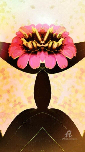 Photographie intitulée "HONEY FLOWER" par Grafi, Œuvre d'art originale