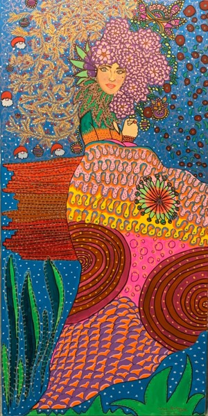 Картина под названием "Art for Commission:…" - Oana Arabagiu, Подлинное произведение искусства, Акрил