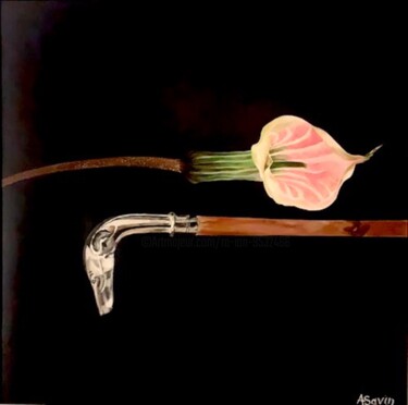 Картина под названием "Timeless" - Oana Savin, Подлинное произведение искусства, Акрил Установлен на Деревянная рама для нос…