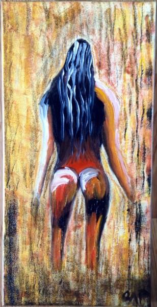Painting titled "Sauvage" by Oap, Original Artwork, Oil