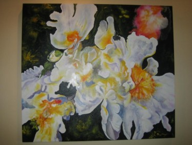 Pintura intitulada "O Encanto das Flores" por Y.Rangell, Obras de arte originais