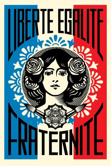 Prenten & gravures getiteld "Obey (Shepard Faire…" door Shepard Fairey (Obey), Origineel Kunstwerk, Zeefdruk