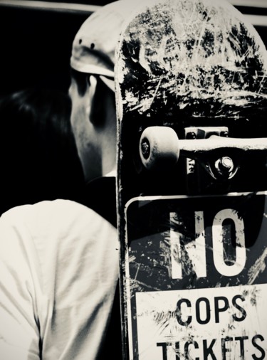 Photography titled "skater New Yorkais" by Anthony Hochet, Original Artwork