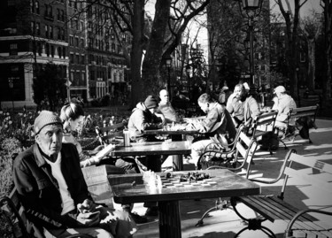 Photographie intitulée "Chess Park" par Anthony Hochet, Œuvre d'art originale, Photographie numérique