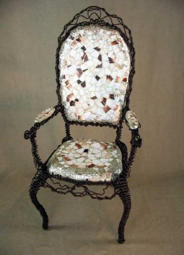 Design intitulée "Fauteuil" par Jacques Menu, Œuvre d'art originale