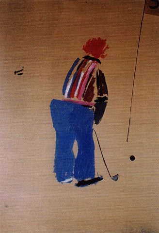 Painting titled "L'échec" by Obrycki, Original Artwork