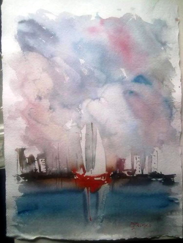 Painting titled "29102012531.jpg" by Orlando Buccino, Original Artwork, Watercolor