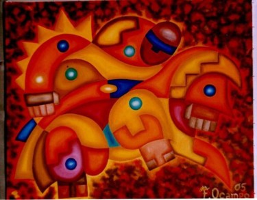 Pintura titulada "Julo" por Fernando Lucio Ocampo-Sandy, Obra de arte original