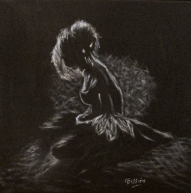 Peinture intitulée "Sous les projecteurs" par Maryse Bessière, Œuvre d'art originale, Huile