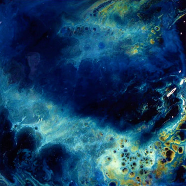 Pintura intitulada "Galaxie" por R.Montalieu, Obras de arte originais, Outro