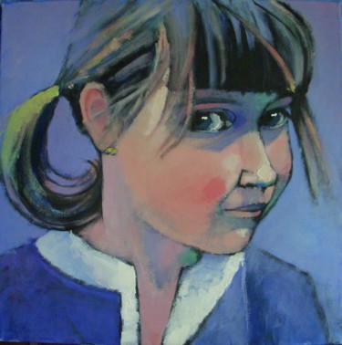 Painting titled "Adèle" by Odile Chodkiewicz, Original Artwork, Acrylic