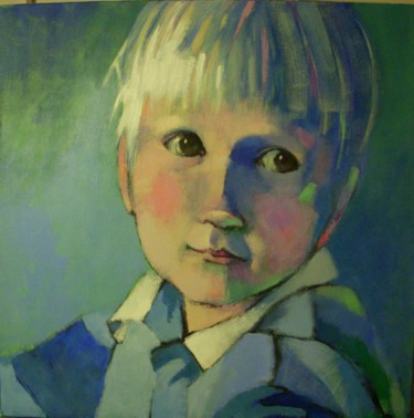 Malerei mit dem Titel "Gabriel" von Odile Chodkiewicz, Original-Kunstwerk, Acryl