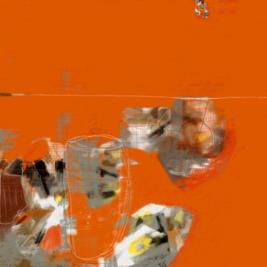 Arts numériques intitulée "Plaisir oublié," par Octave Pixel, Œuvre d'art originale