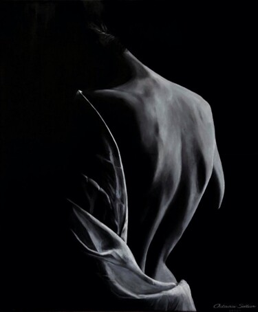 Картина под названием "L'Attente" - Octavia Sellier, Подлинное произведение искусства, Масло
