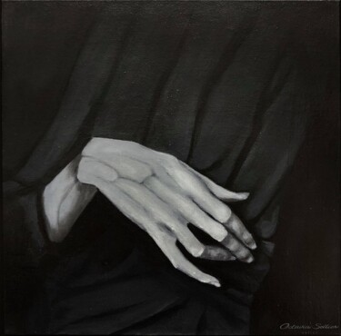 Картина под названием "Skinny" - Octavia Sellier, Подлинное произведение искусства, Масло