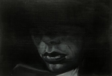 Malerei mit dem Titel "In the shadow" von Octavia Sellier, Original-Kunstwerk, Öl