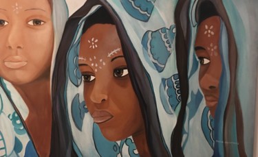 Painting titled "tres mujeres.jpeg" by Martha Ariza, Original Artwork