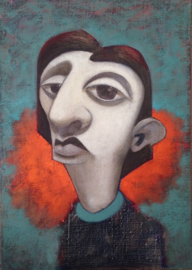 Malarstwo zatytułowany „Sergeï” autorstwa Gonzague Octaville, Oryginalna praca