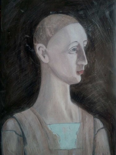 Ζωγραφική με τίτλο "Il giovane favoloso" από Odel, Αυθεντικά έργα τέχνης, Λάδι