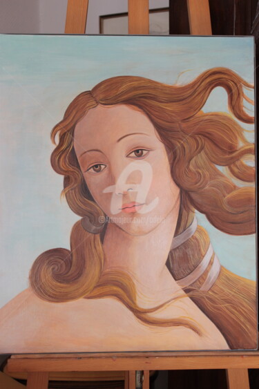 Peinture intitulée "Portrait de Venus" par Odélo, Œuvre d'art originale, Acrylique