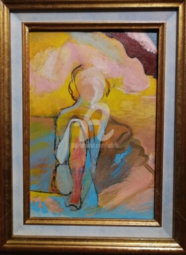 Pintura titulada "LE PONT DES SOUPIRS" por Odélo, Obra de arte original, Acrílico Montado en Bastidor de camilla de madera