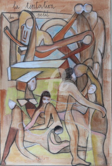 "La tentation du pet…" başlıklı Resim Odélo tarafından, Orijinal sanat, Akrilik